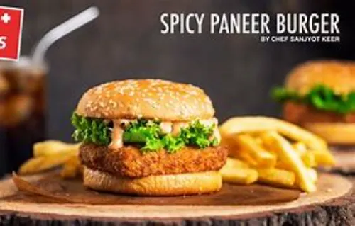 Paneer Cheese Burger